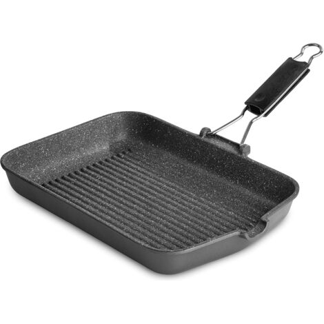 Lagostina Grill Antiaderente 24x36cm Effetto Marmo