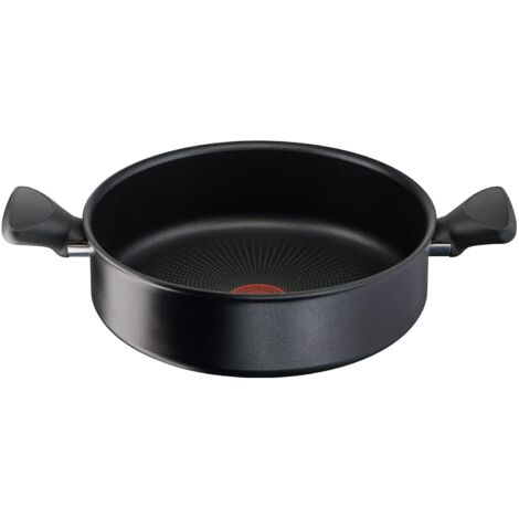 Lagostina Rigenera Green Casseruola Bassa Antiaderente in Alluminio 100% Riciclato Ø 24 cm, Pentola Induzione Gas e Forno, Rivestimento Antigraffio, Manico Ergonomico