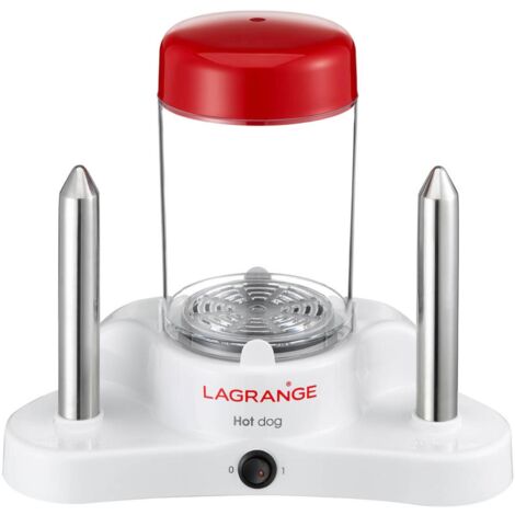 Lagrange 163003 machine à hot dog rouge et blanc