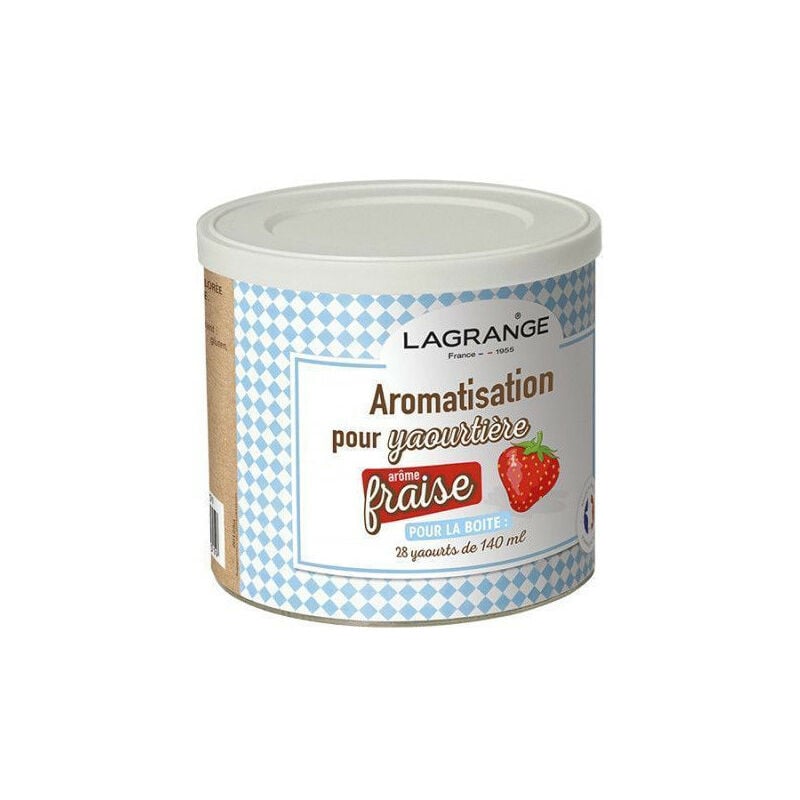 Lagrange - Pot de 425g arome fraise pour yaourtière 380320