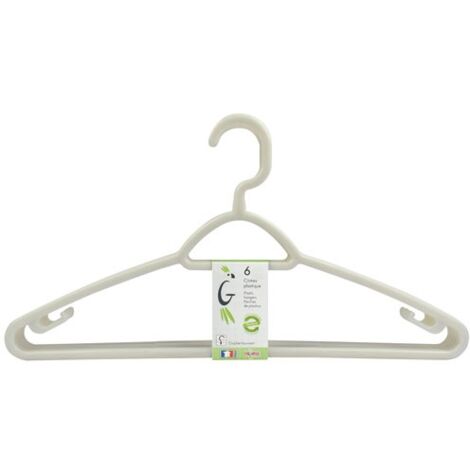 LAGUELLE - Cintre plastique avec crochet tournant x6