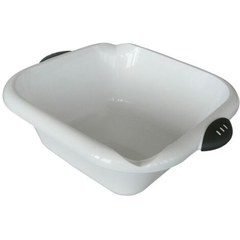 LAGUELLE - Cuvette blanche carrée bimatière 5l