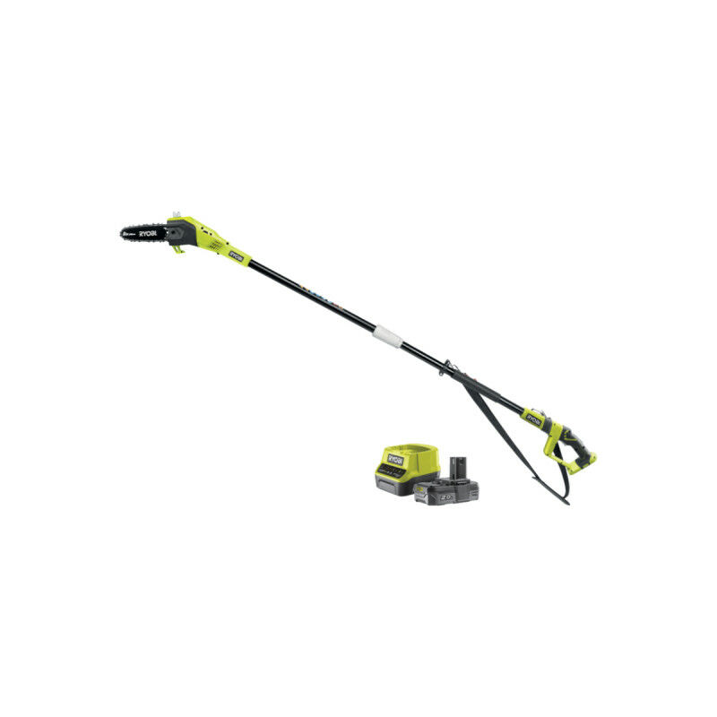 Ryobi - lagueur sur perche - RPP182020-0 - 18V One+ - 1 batterie 2,0 Ah - 1 chargeur