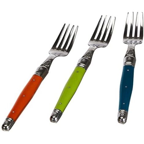 Laguiole Jean Dubost 97/13152, Set 6 forchette, London Mix