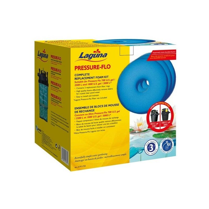 

Esponjas para Pressure Flo 3000 3 uds - Laguna