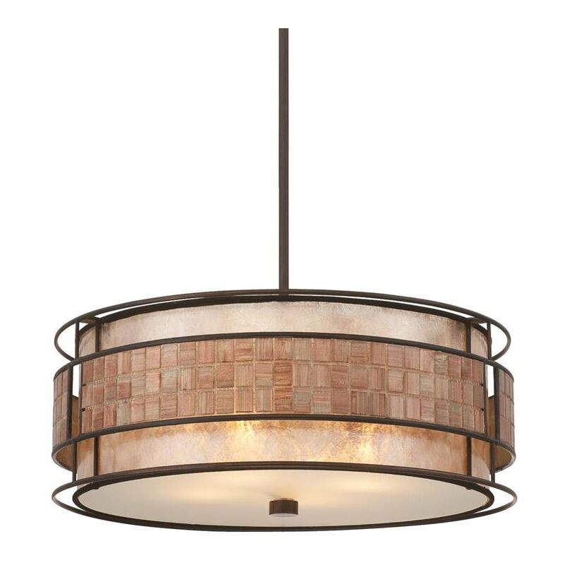 Elstead Lighting - Elstead Laguna - 4 Light Ceiling Pendant Renaissance Copper, E27