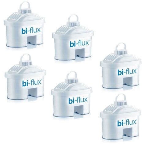 Laica Confezione 6 Filtri di ricambio Bi-flux per caraffe filtranti
