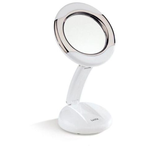 LAICA espejo con luz 3 aumentos 12,5 cm md6051 , Espejo con luz 3 aumentos 12,5 cm MD6051Tipo de alimentación: 4 x 1,5V baterías alcalinas C LR14 (no incluídas)Medidas: 38