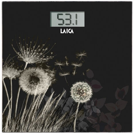 Laica PS1080Bilancia Pesapersone Elettronica Quadrato Nero Bianco