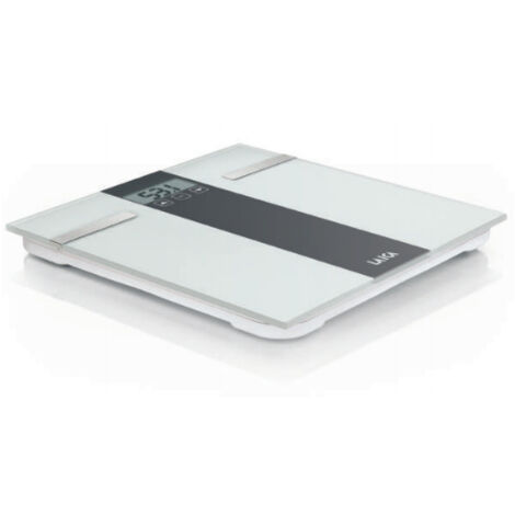 Laica PS5000 balance Pèse-personne électronique Carré Gris, Blanc