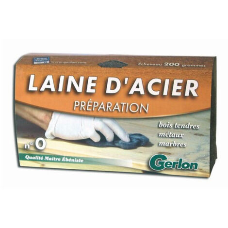 Laine Acier 200 Gr N°0    E200 - GERLON