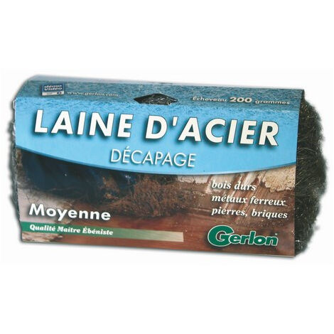 LAINE ACIER 200GR DEC.MOY E20M GERLON