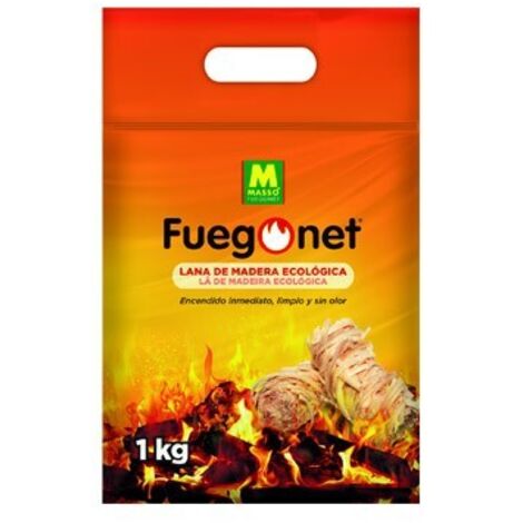 Laine allume le feu ecologique 1kg fuegonet 231653 massó.