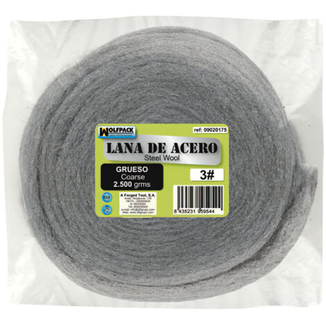 Laine d'acier 2500 g Lisse 1