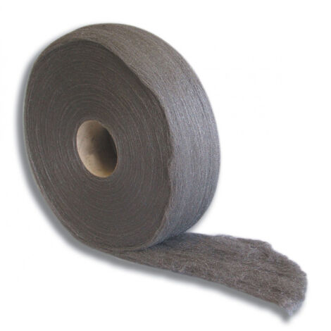 Laine d'acier en rouleau grain n°000 -1 kg