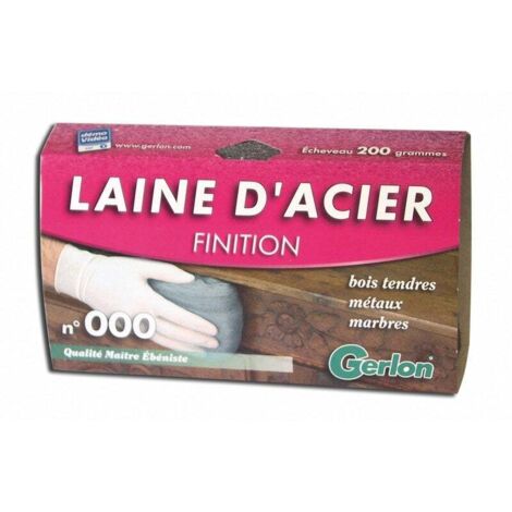 Laine D'acier Grade 000 Ultra Fine 200g - Gerlon
