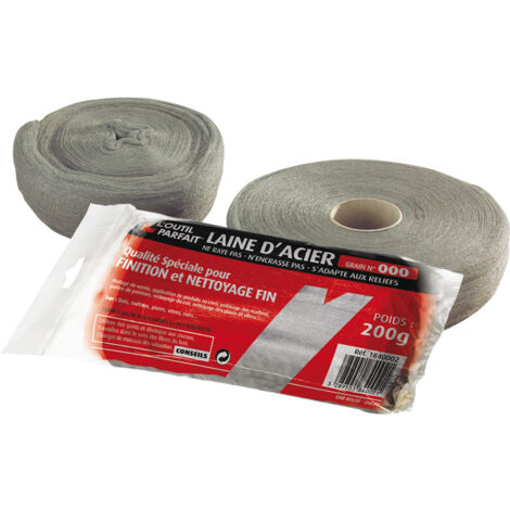Laine d'acier Grain 000 200g