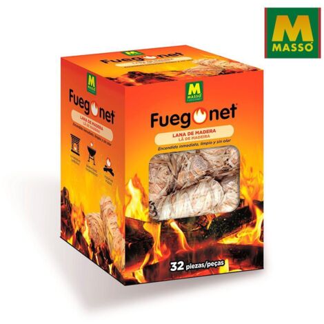Laine d'allumage Fuegonet (paquet de 32 unités) 231632 Massó