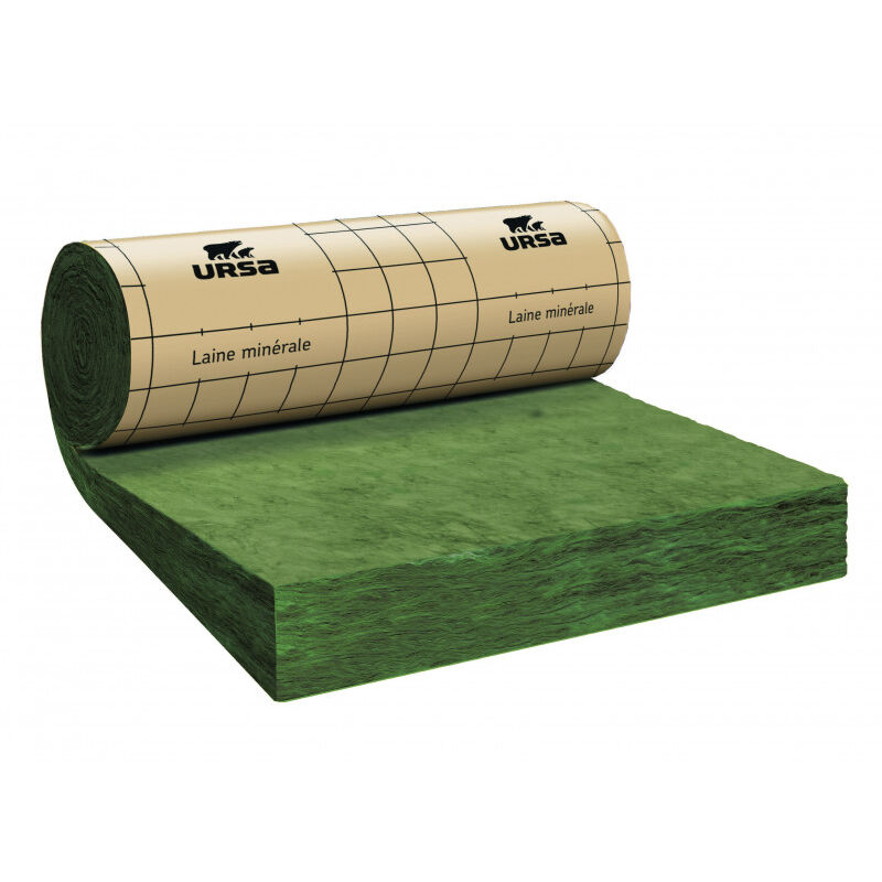 Ursa - Matelas de laine de verre mrk 40 Ep.300mm 1,2mx2,6m R7,5 - paquet(s) de 3,12 m²