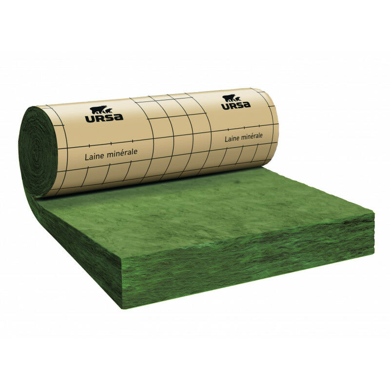 Matelas de laine de verre Ursa mrk 40 Ep.300mm 1,2mx2,6m R7,5 - paquet(s) de 3,12 m²