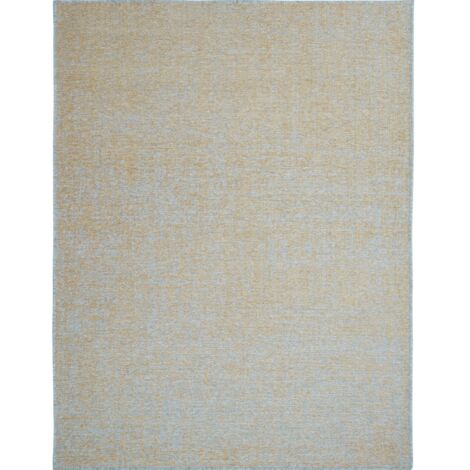 LAINEE - Tapis en laine jaune or 160x230