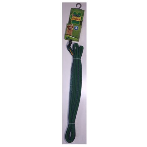 Laisse 120cm Vert Extra-Soft und Nylon - Friskies Purina