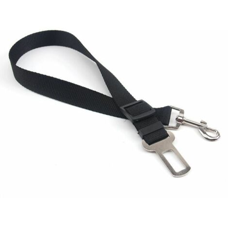 Laisse Ceinture de Sécurité pour Chien/Chat/Harnais Animaux de Compagnie pour Les sièges de Voiture- Noir-LIAIKI
