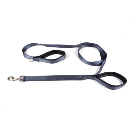 Laisse de Dressage "Double Poignées" 250cm Anthracite