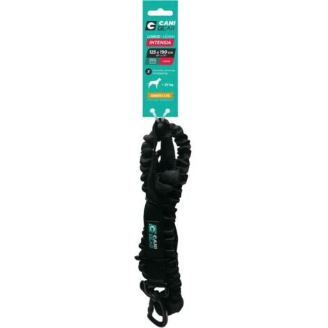 Laisse de traction pour chien - INTENSIA - 1,9 m - Double poignée