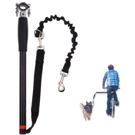 Laisse de Vélo Mains Libres Chien,Chien Laisse d'exercice Installation et Retrait Facile,pour Cyclisme et Les Animaux de Compagnie Entraînement Jogging Réglable Laisse Chiot