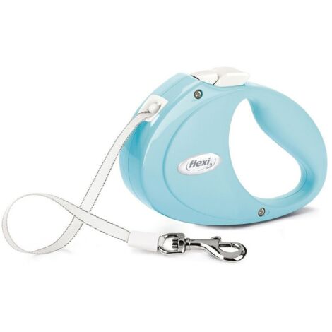 Laisse Flexi 2 m PUPPY XS  bleu sangle pour chien max 12 kg - FLEXI