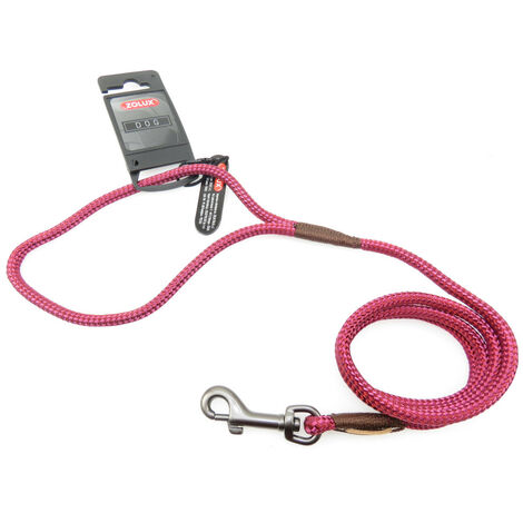 Laisse IMAO Hydepark. ø 6 mm x 1,2 mètre. fuchsia  pour chien. - zolux