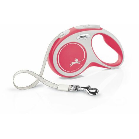 Laisse New Comfort S Tape 5 m red Flexi CF10T5-251-R-20