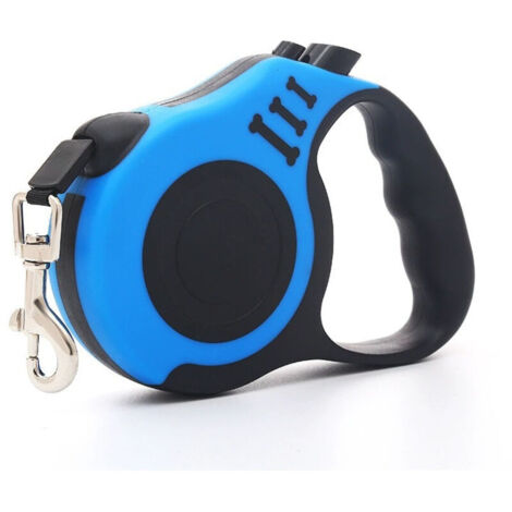Laisse pour animal de compagnie bleue 13113cm 1 pièce 3 mètres laisse rétractable pour chien durable et pratique
