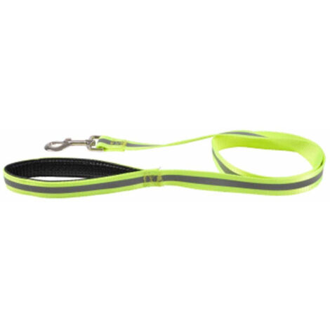 Laisse pour Chien "Bande Réfléchissante" 120cm Jaune