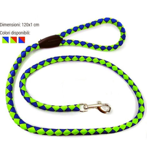 Laisse Pour Chien De 120 Cm En Nylon Avec Crochet En Acier Différentes Couleurs