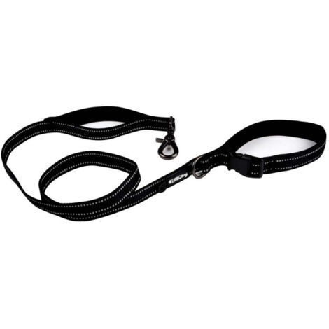 Laisse pour Chien "Double Poignées" 150cm Noir