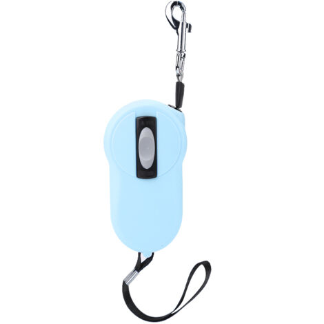 Laisse pour Chien Rétractable - Sangle Nylon Réfléchissante Résistante, Système Anti-Enchevêtrement (Bleu)