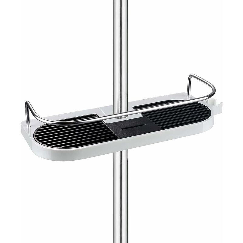 DEESSE SHOP - Étagère de douche de salle de bain, organisateur de salle de bain sans perçage, support de douche pour savon, shampoing, support de