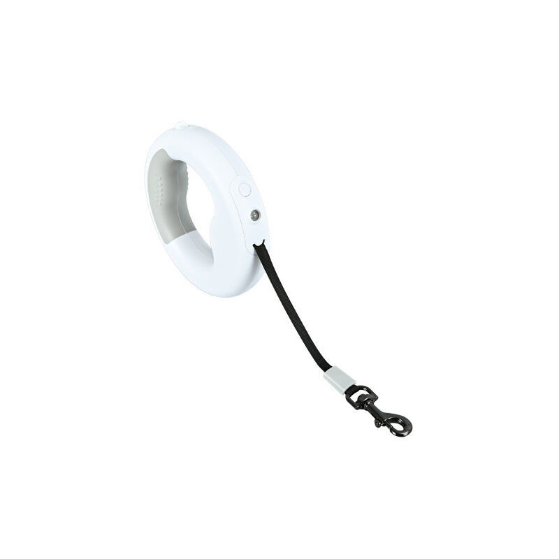 Laisse réglable pour chien, laisse rétractable de 3 m avec lampe torche led, pour chiens de petite et moyenne taille