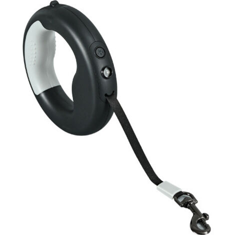 Laisse réglable pour chien, laisse rétractable de 3 m avec lampe torche LED, pour chiens de petite et moyenne taille