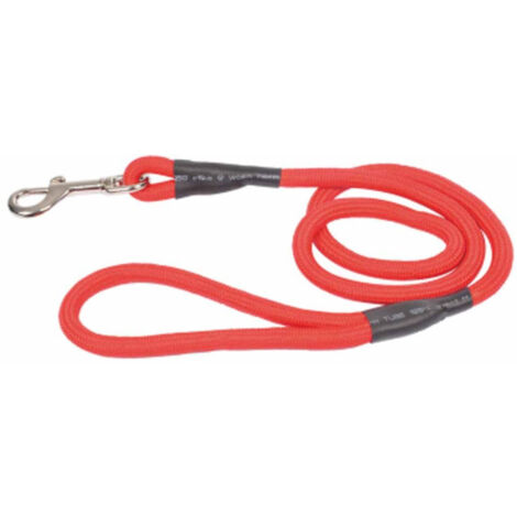 Laisse Ronde pour Chien "Essentiel" 100cm Rouge