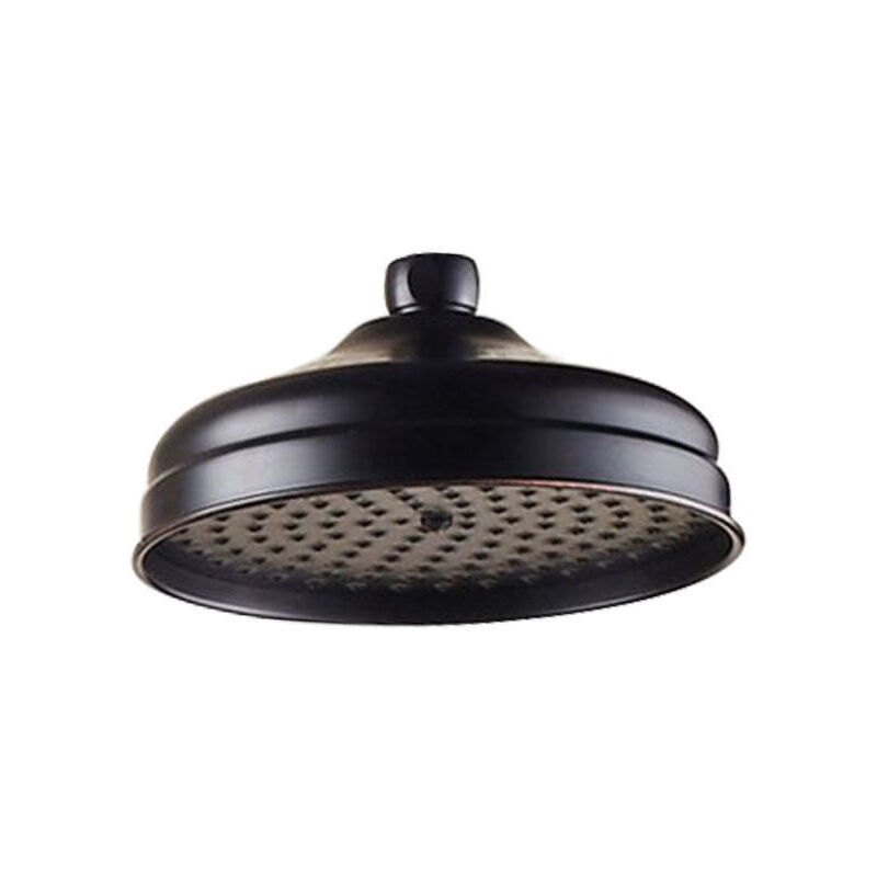 Shining House - Laiton Antique Rond Pommeau de Douche Accessoires de Salle de Bain Pommeau de Douche de Remplacement Pommeau Douche Large tête de