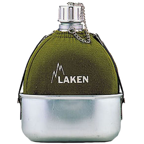 Laken 1L klassische Aluminium-Feldflasche mit Marmite 112