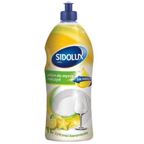 Lakma Sidolux Lemon - Detersivo per piatti e detergente per superfici, 1L