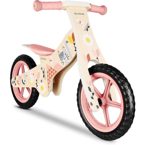 LALALOOM - SPRING BIKE vélo rose sans pédales