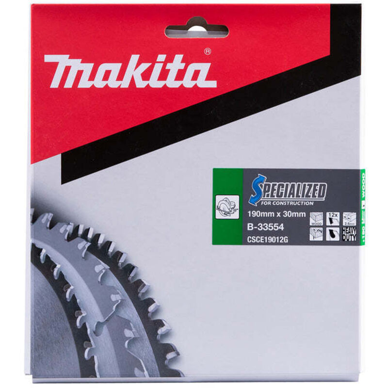 Lame carbure MAKITA B 33554 ''Specialized'' construction FERMACELL® pour scies circulaires - vue 2