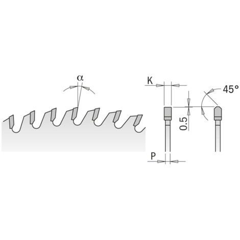 LAMA A DENTE TRAPEZOIDALE HW 350x4.4/3.2x80 Z72 16TCG