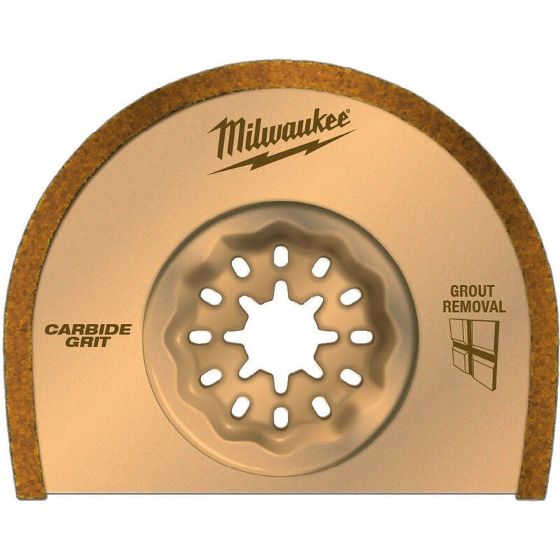 Image of Milwaukee - lama segmentata carburo ideale per rimozione di fughe e stucchi danneggiati da muro o pavimento - spessore 75X1,2 mm