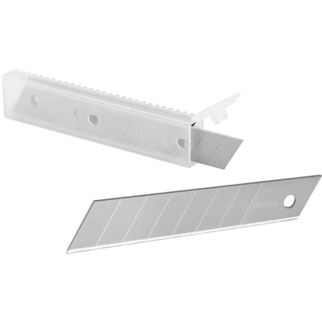 Lama a spezzare per cutter 18 mm - Confezione da 10 pezzi